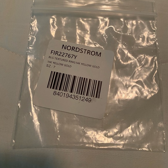 Bony Levy 14k Yellow Gold Textured Band Ring size 7 - Picture 3 of 9